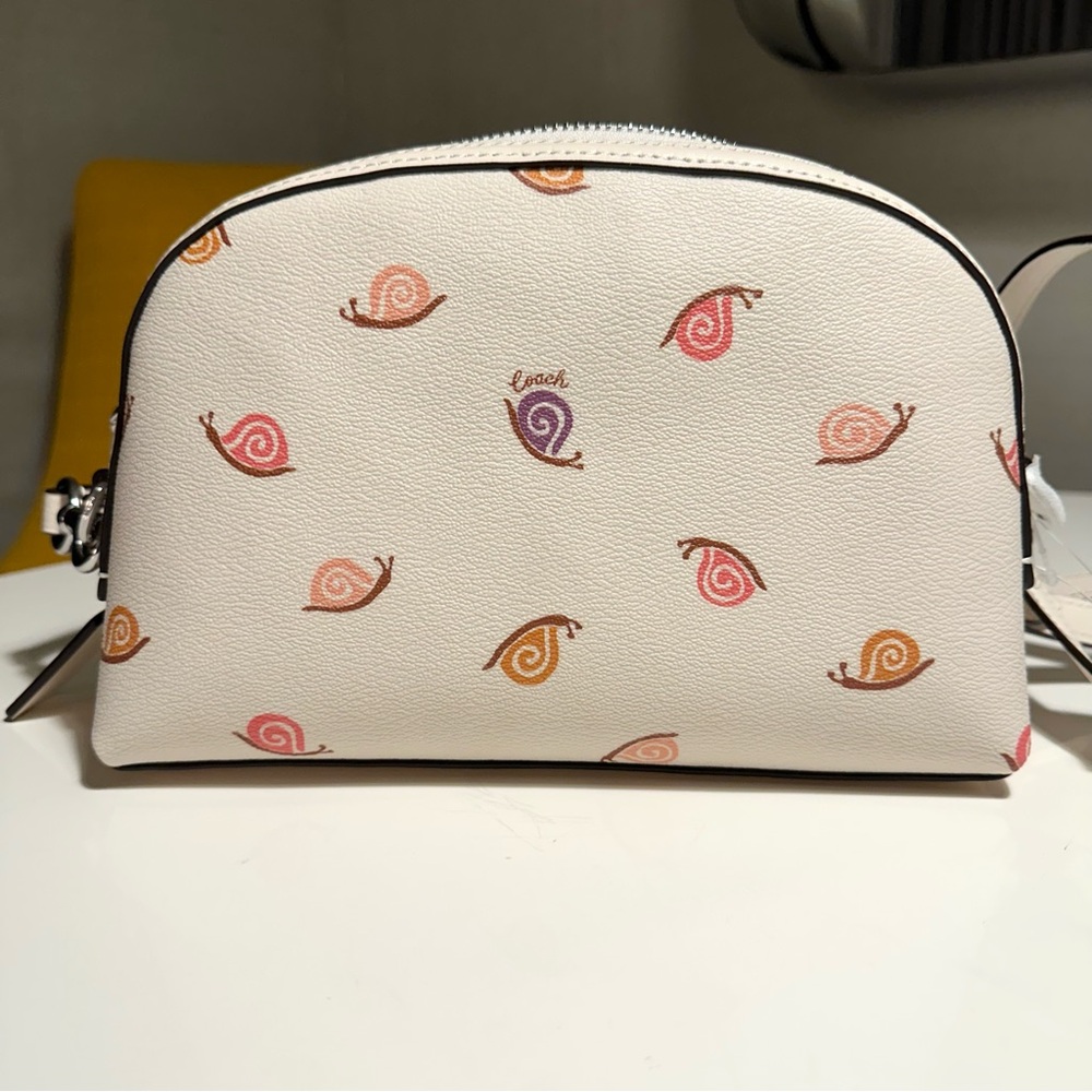 Coach Authentic White Snail Print Women's Bag Madi Women's Crossbody Bag New - Picture 7 of 12
